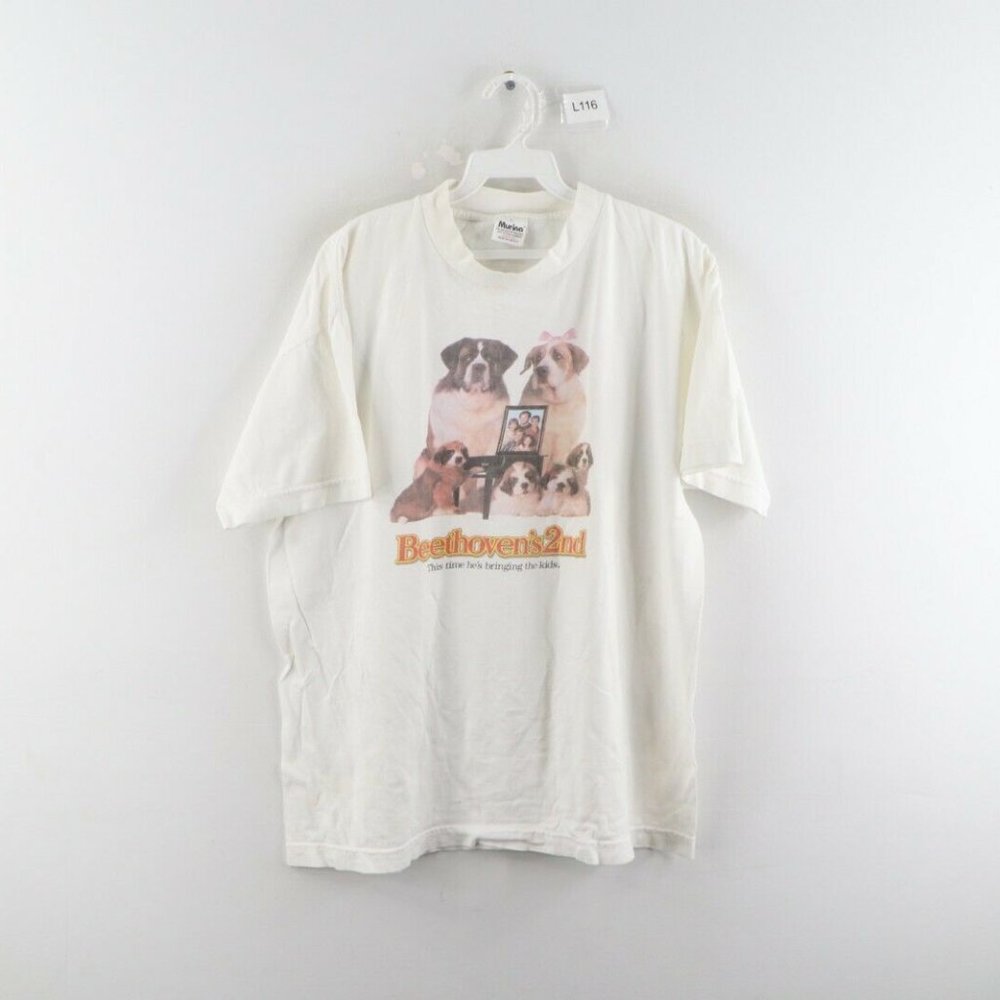 Vtg 90s Beethoven's 2nd Movie Amc Theatre T-Shirt